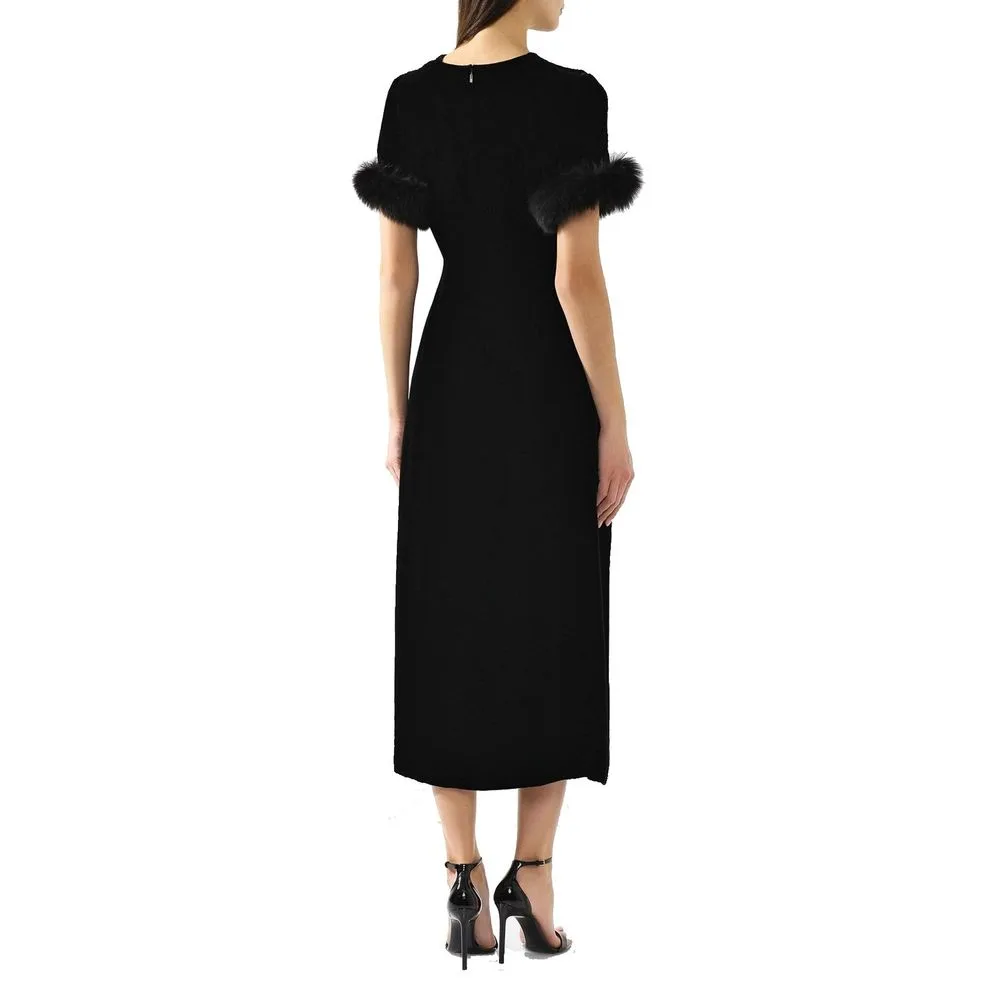 Black Viscose Casual Dress - Image 3