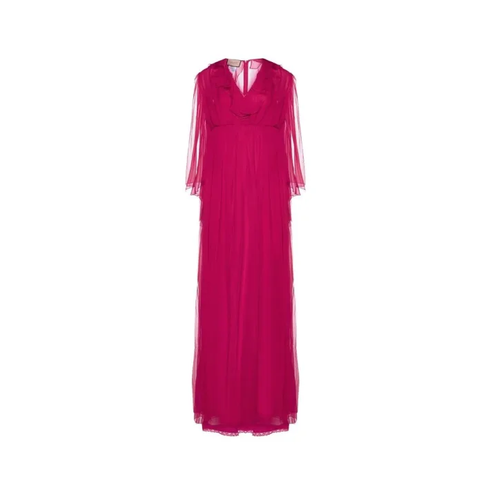 Multicolor Silk Cocktail Dress