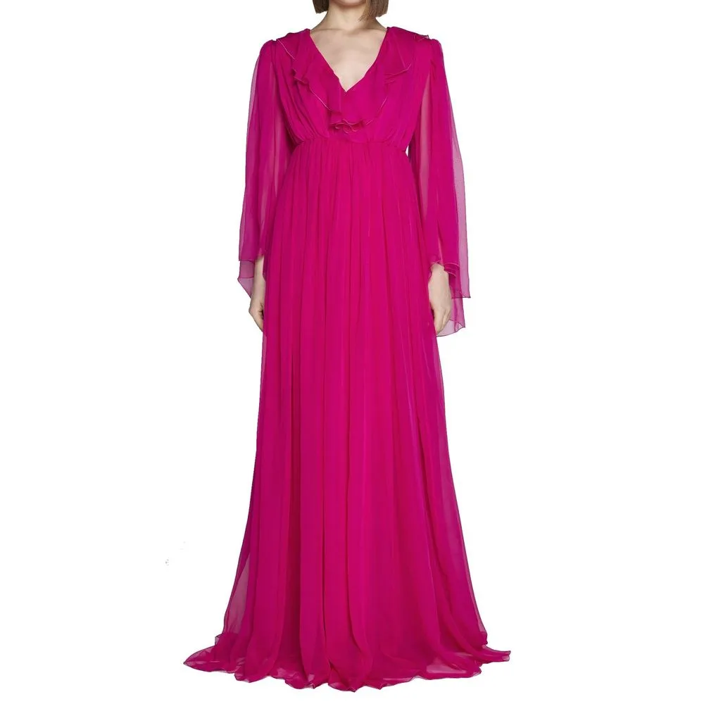 Multicolor Silk Cocktail Dress - Image 2