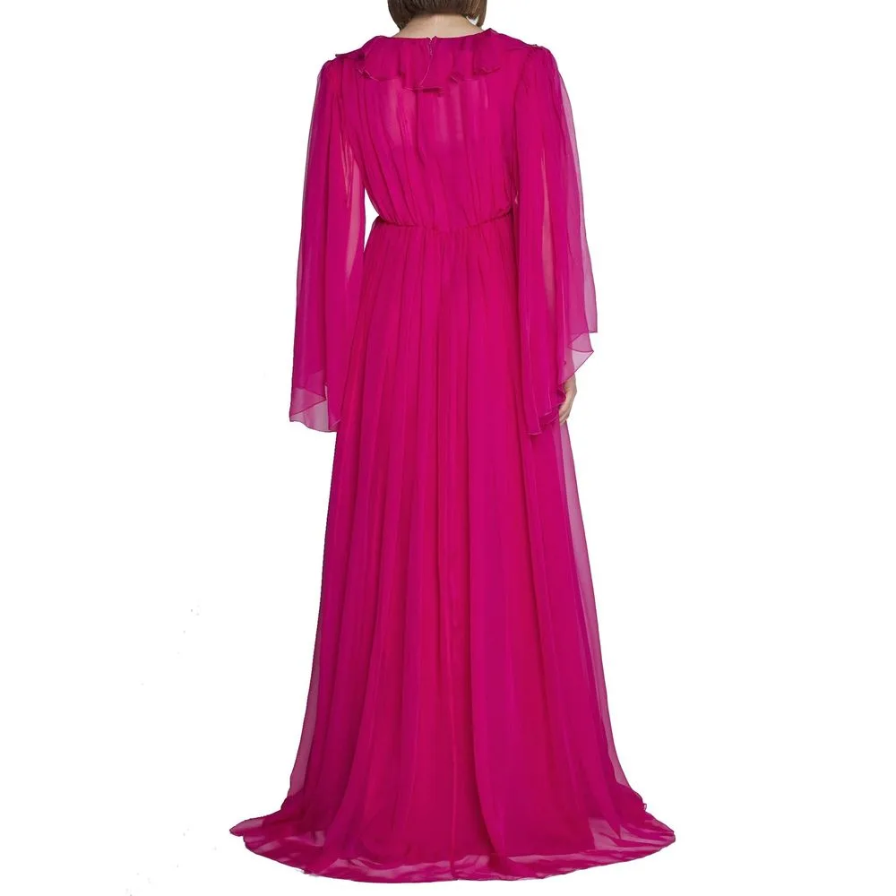 Multicolor Silk Cocktail Dress - Image 3