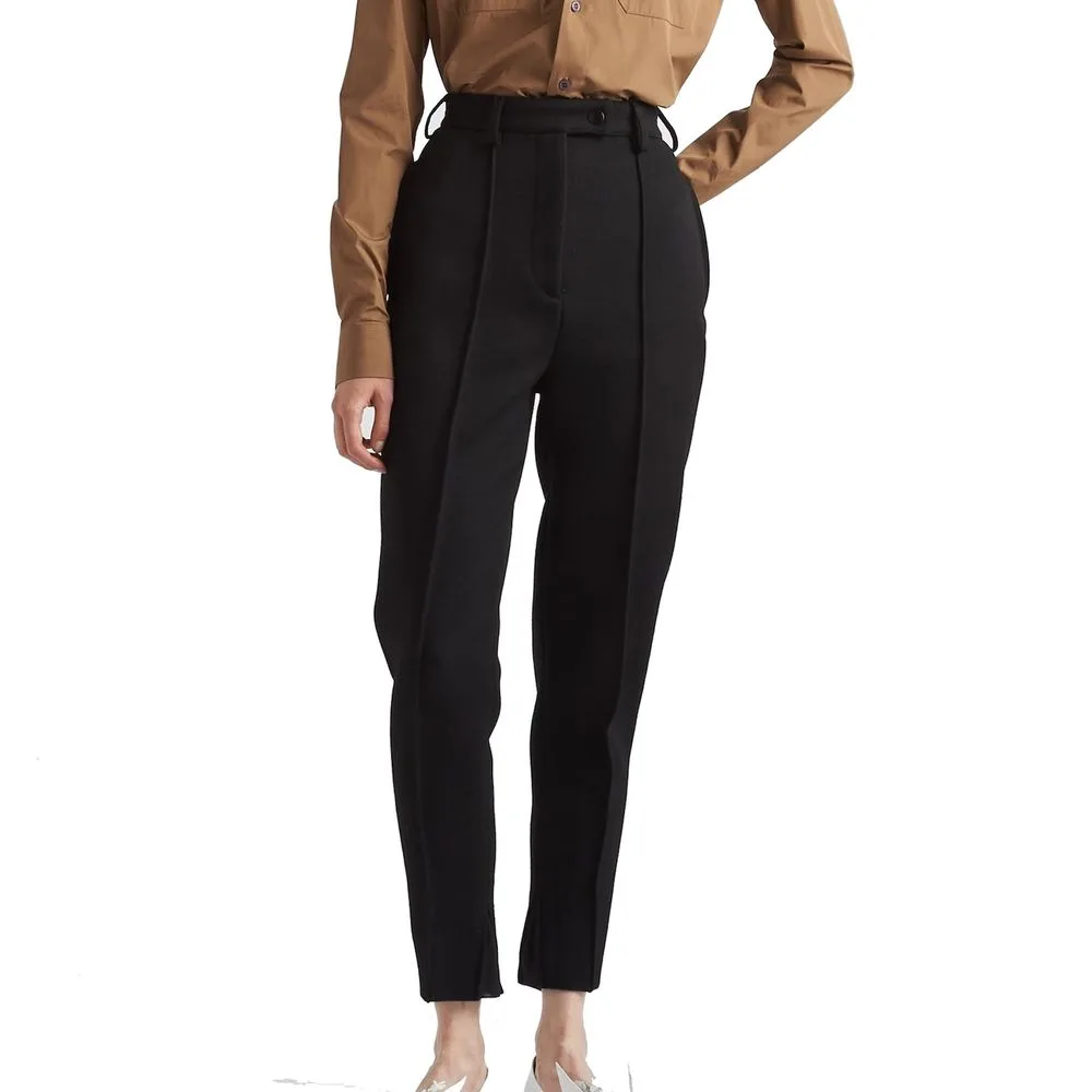 Black Virgin Wool Dress Pants - Image 2