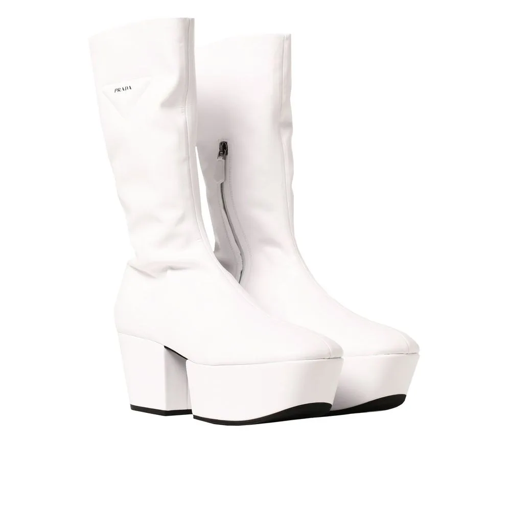 White Polyethylene Boots - Image 2