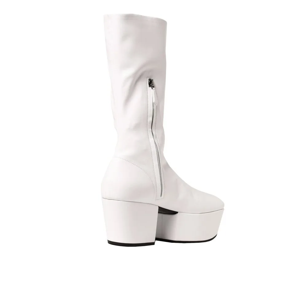 White Polyethylene Boots - Image 3