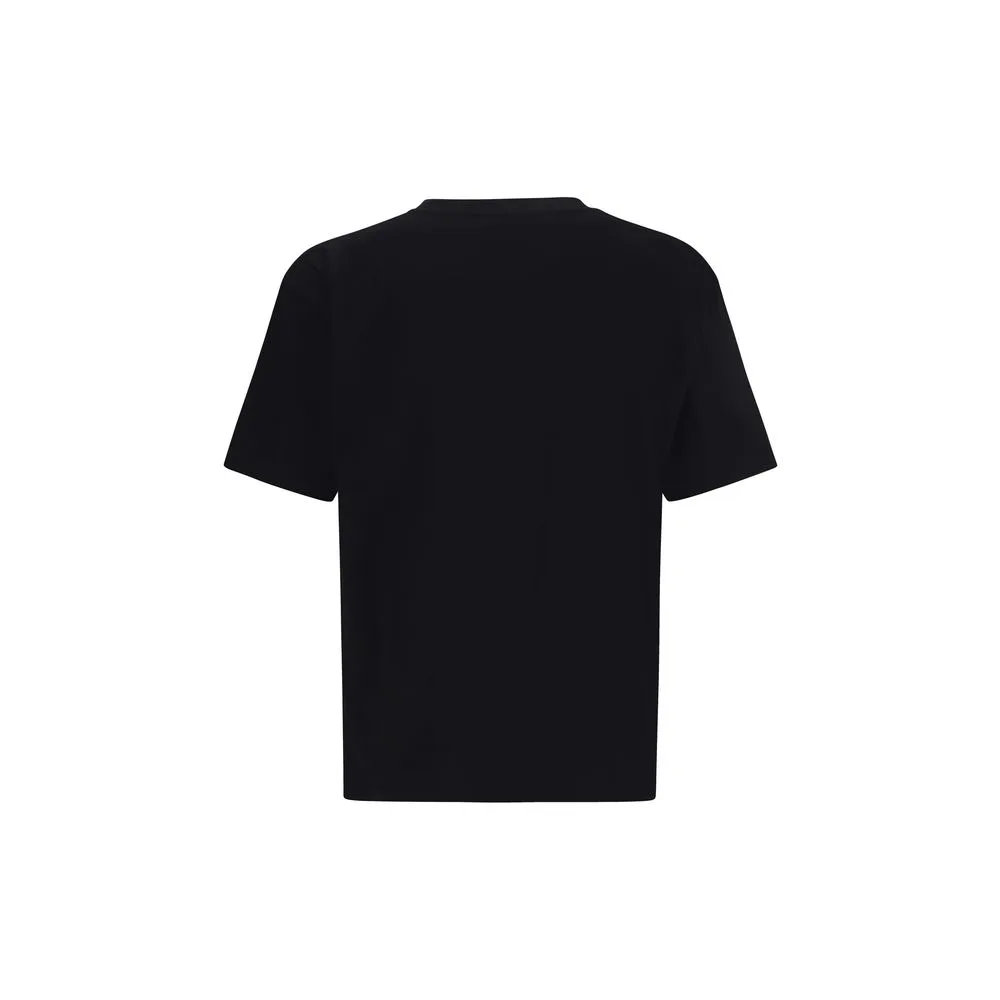 Black Cotton T-Shirt - Image 2
