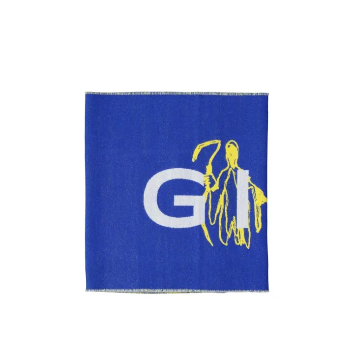 Blue Silk Scarf