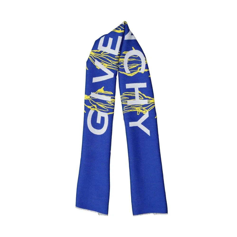 Blue Silk Scarf - Image 2