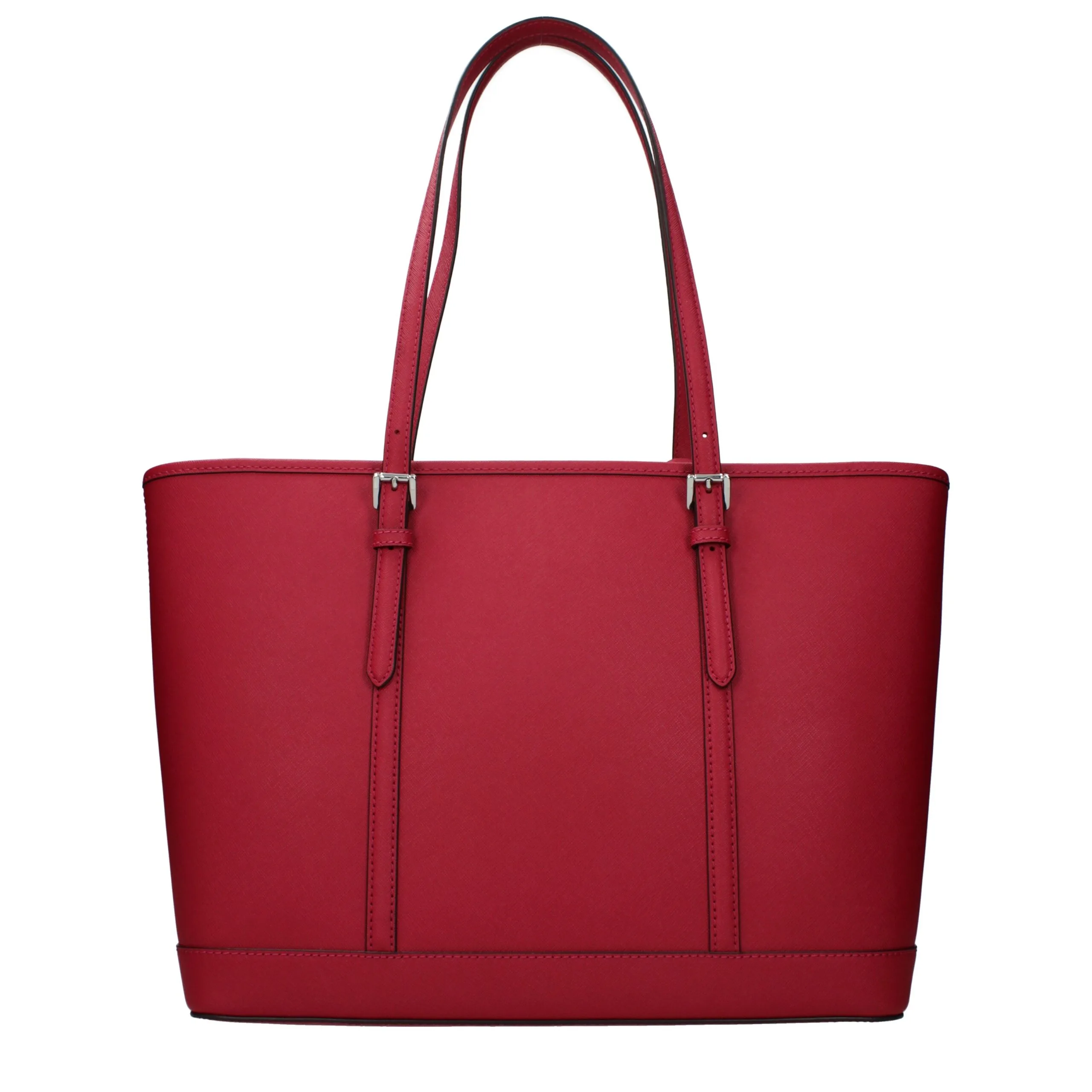 Red Leather Shoulder Bag - Image 3