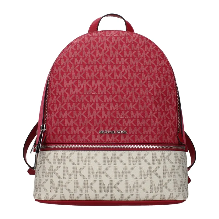 Beige Fabric Backpack