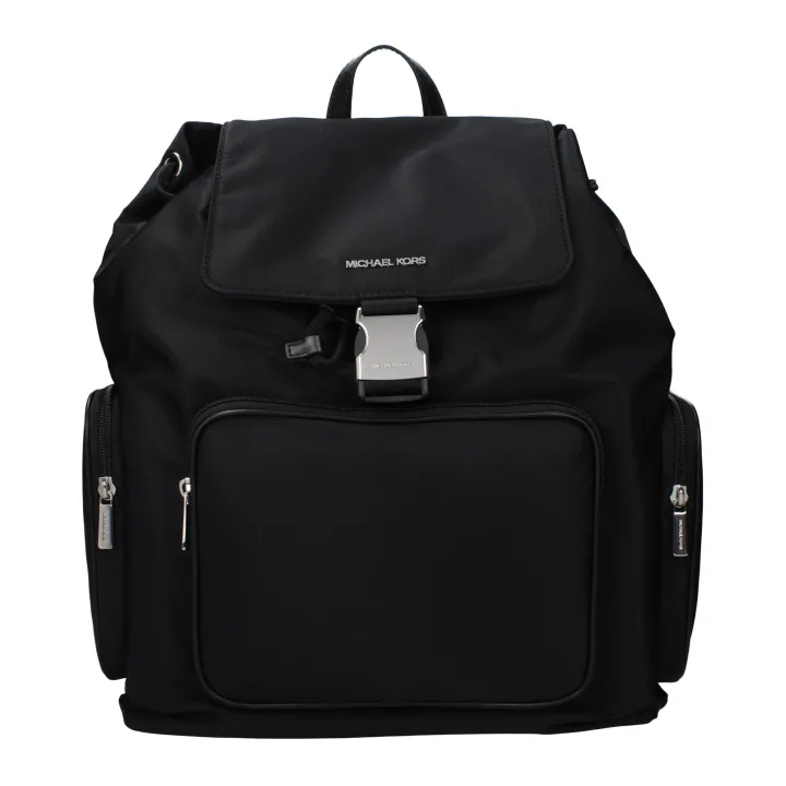 Black Fabric Backpack