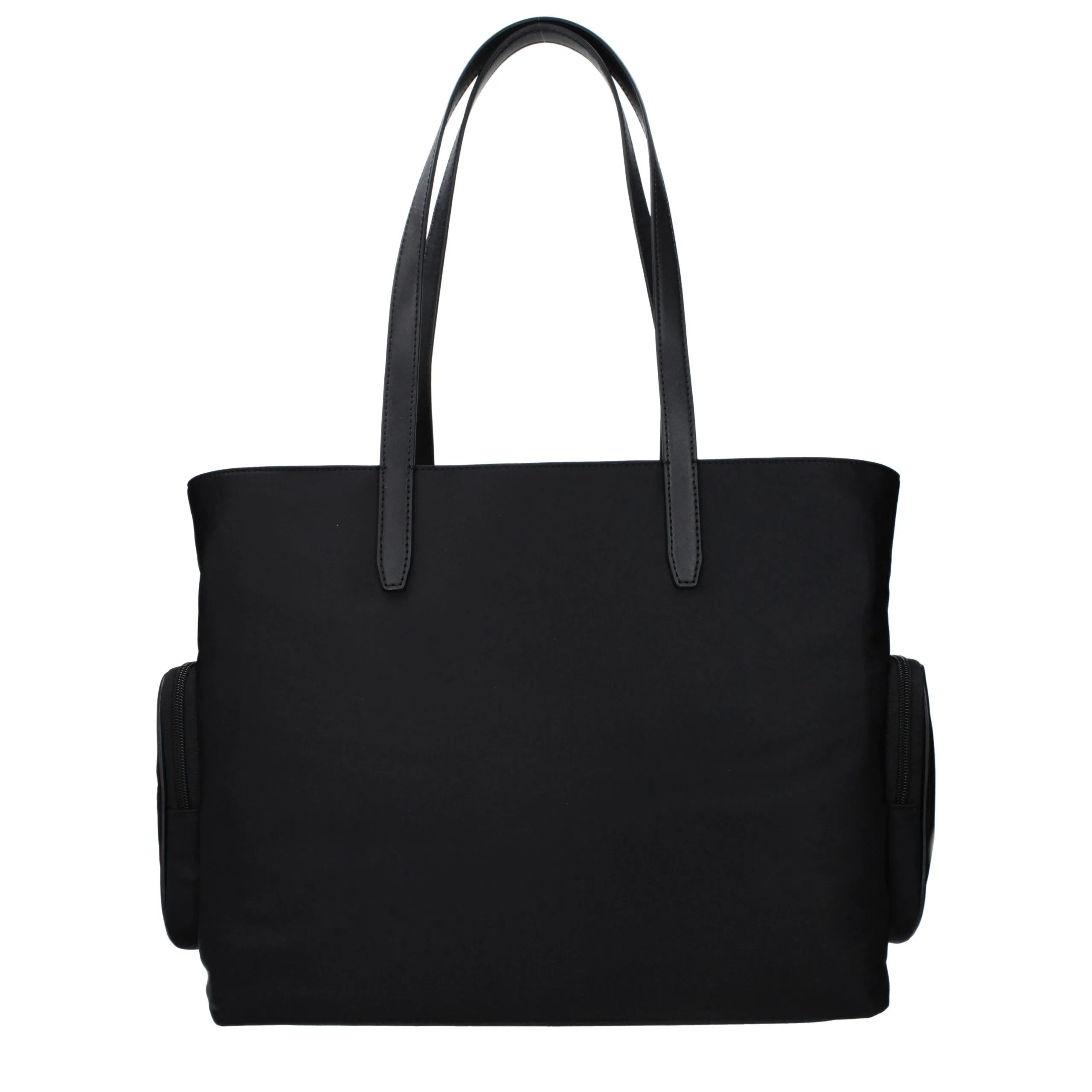 Black Fabric Shoulder Bag - Image 3