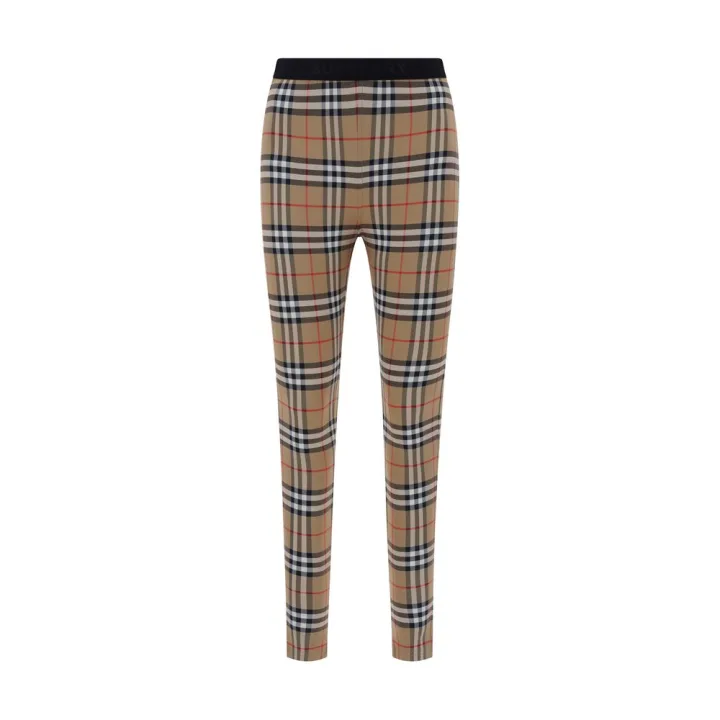 Brown Polyamide Leggings