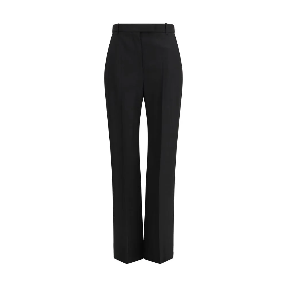 Black Cotton Dress Pants