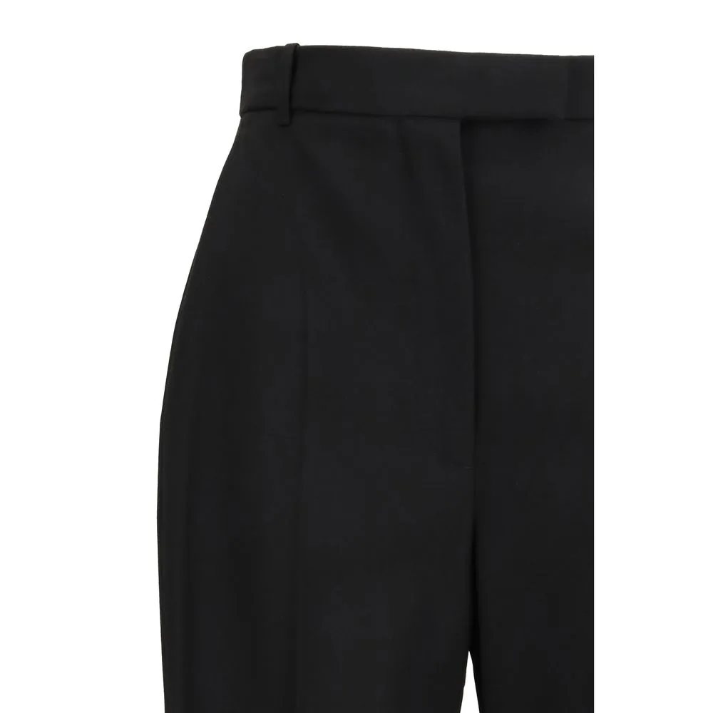 Black Cotton Dress Pants - Image 3