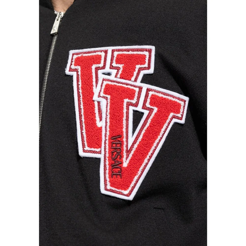 Black Virgin Wool Bomber - Image 4