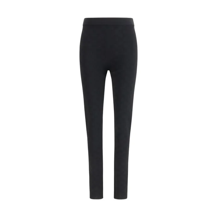 Black Viscose Leggings