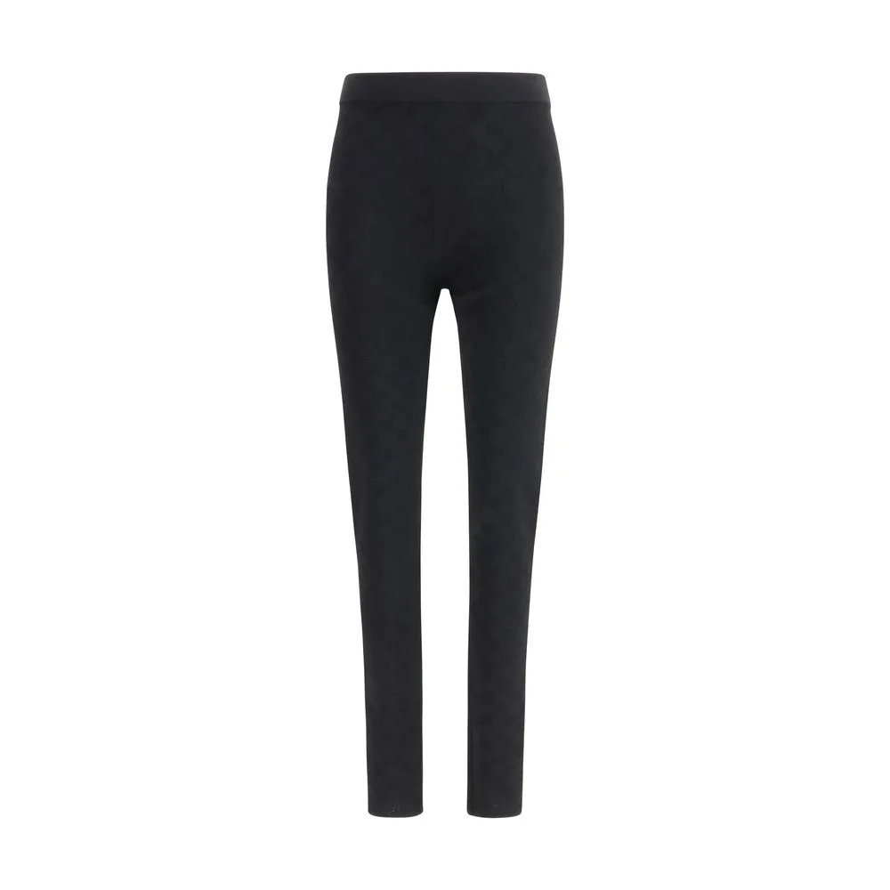 Black Viscose Leggings