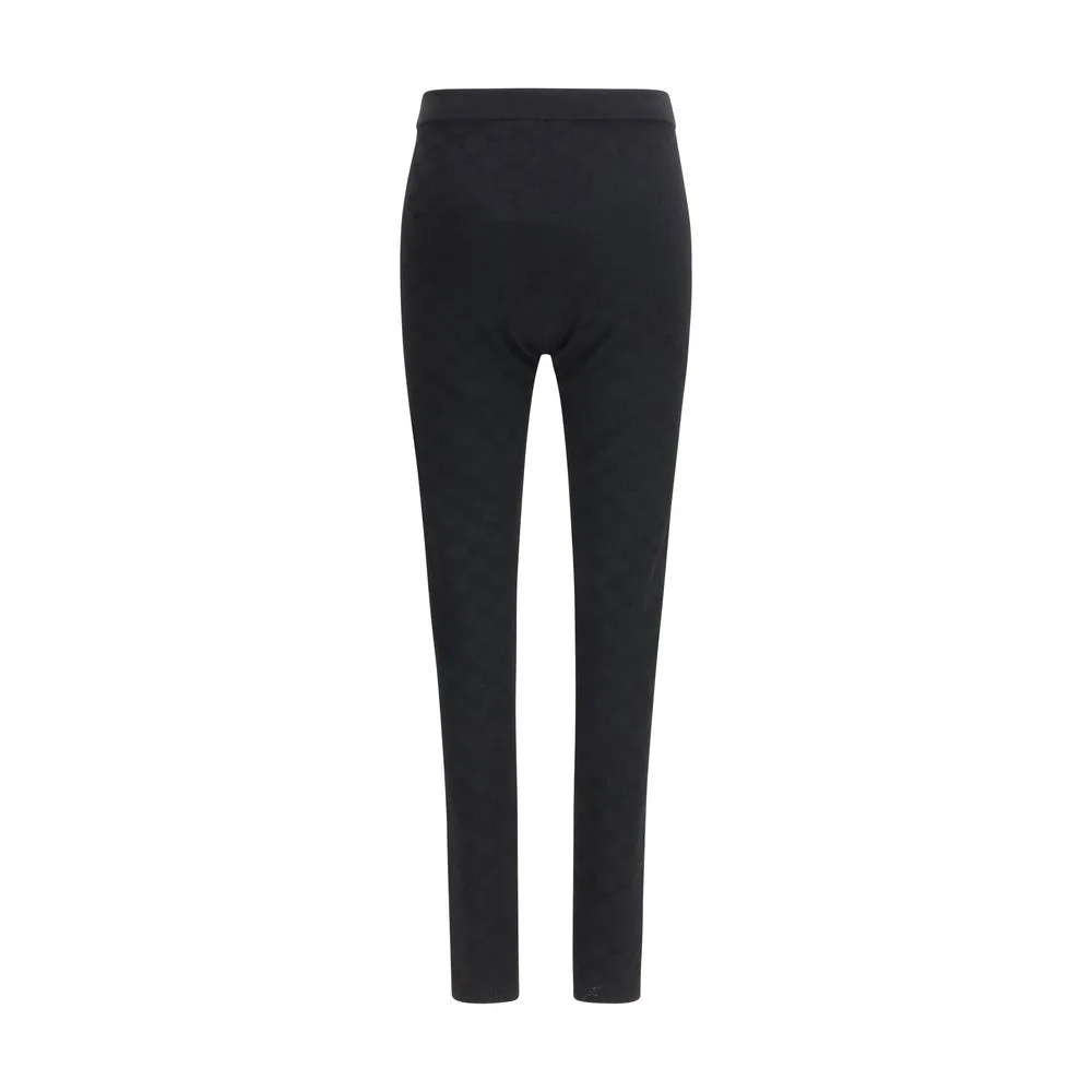 Black Viscose Leggings - Image 2