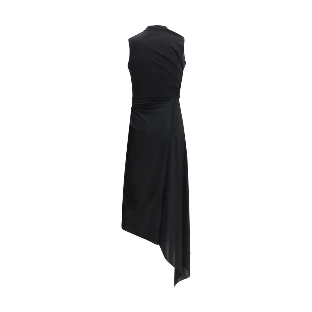 Black Polyamide Casual Dress - Image 2