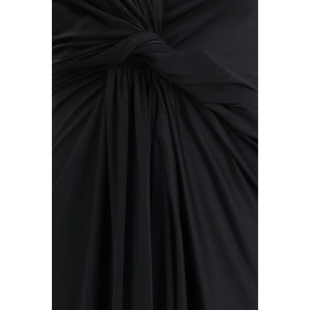 Black Polyamide Casual Dress - Image 3