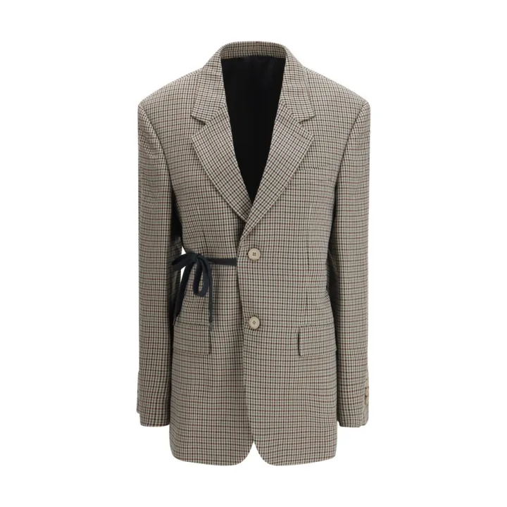 Multicolor Lyocell Coat