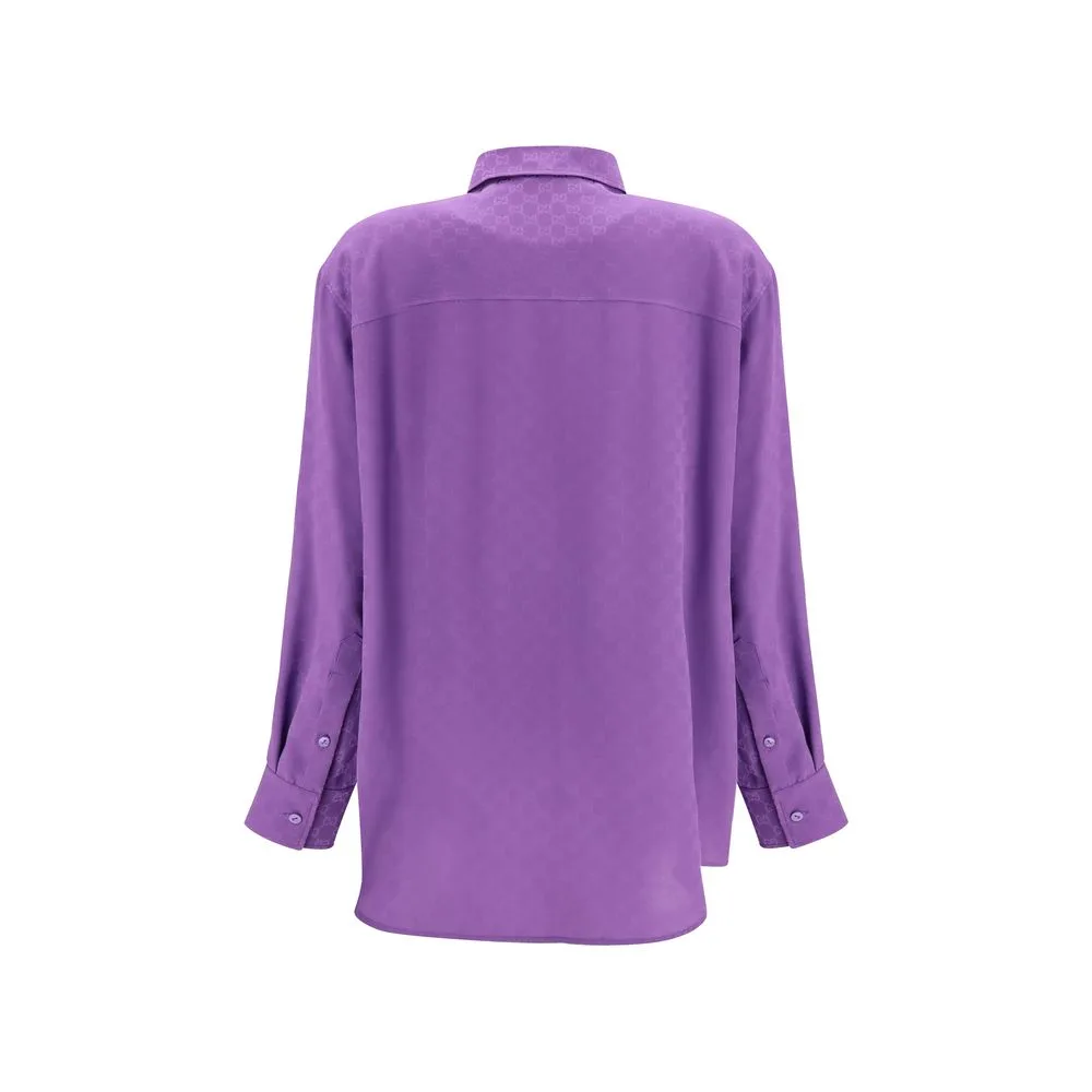 Purple Silk Shirt - Image 2