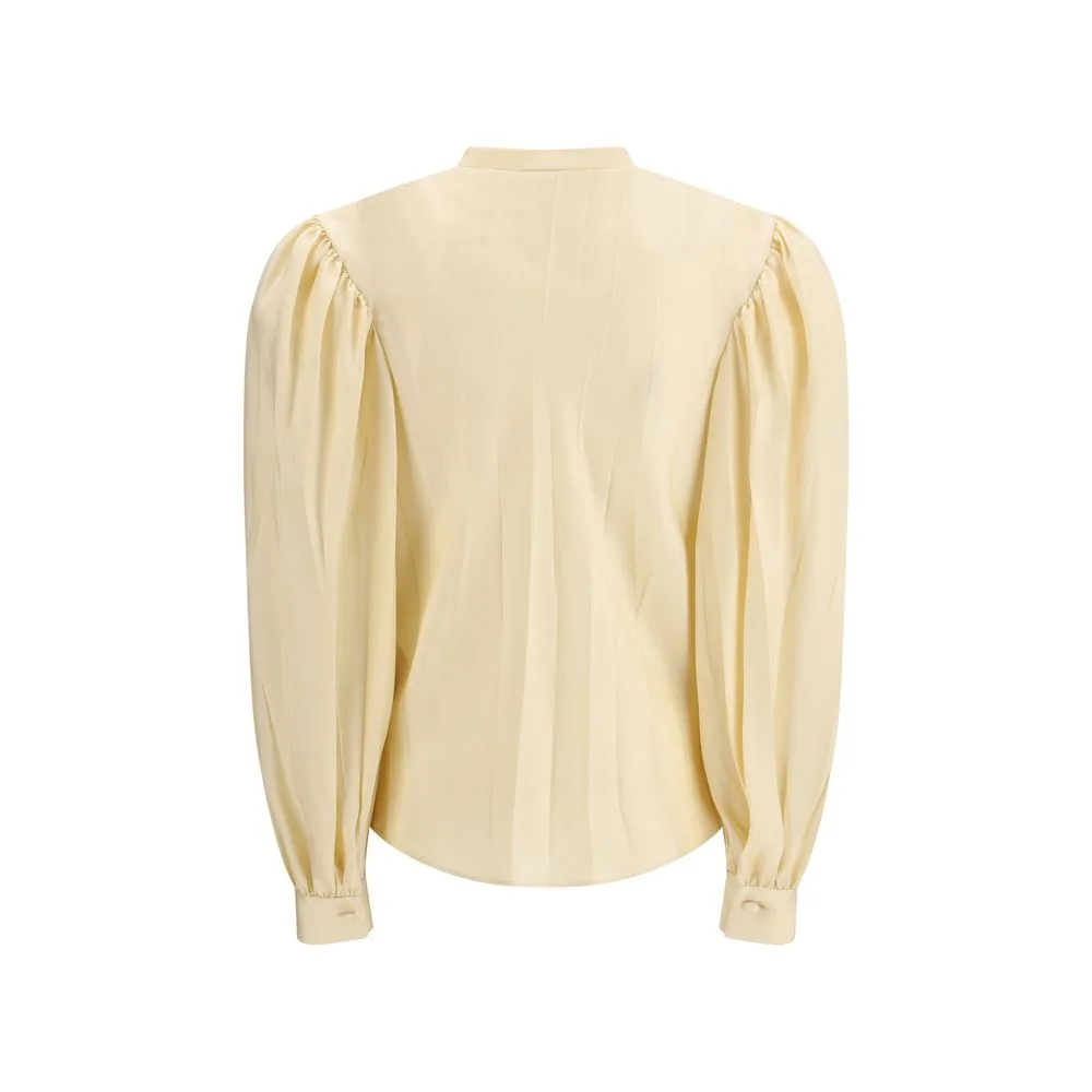 Beige Silk Shirt - Image 2