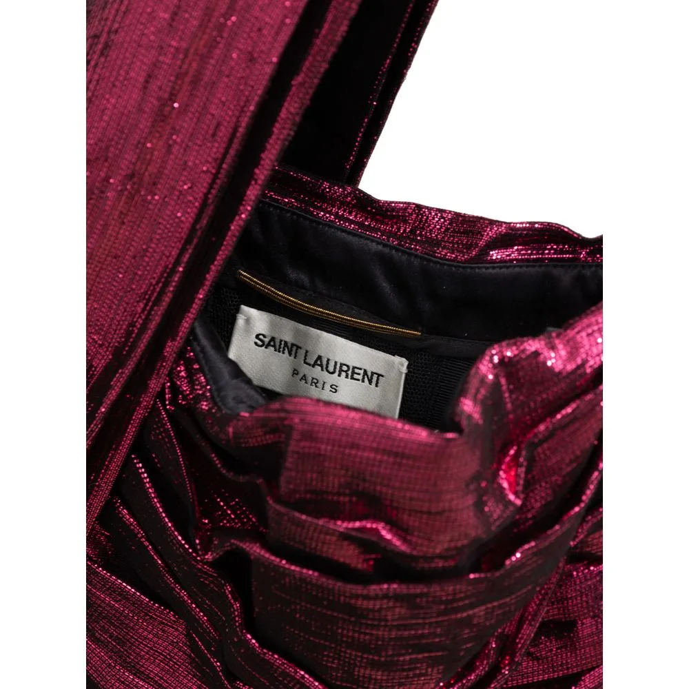Fuchsia Viscose Short Dress - Image 5