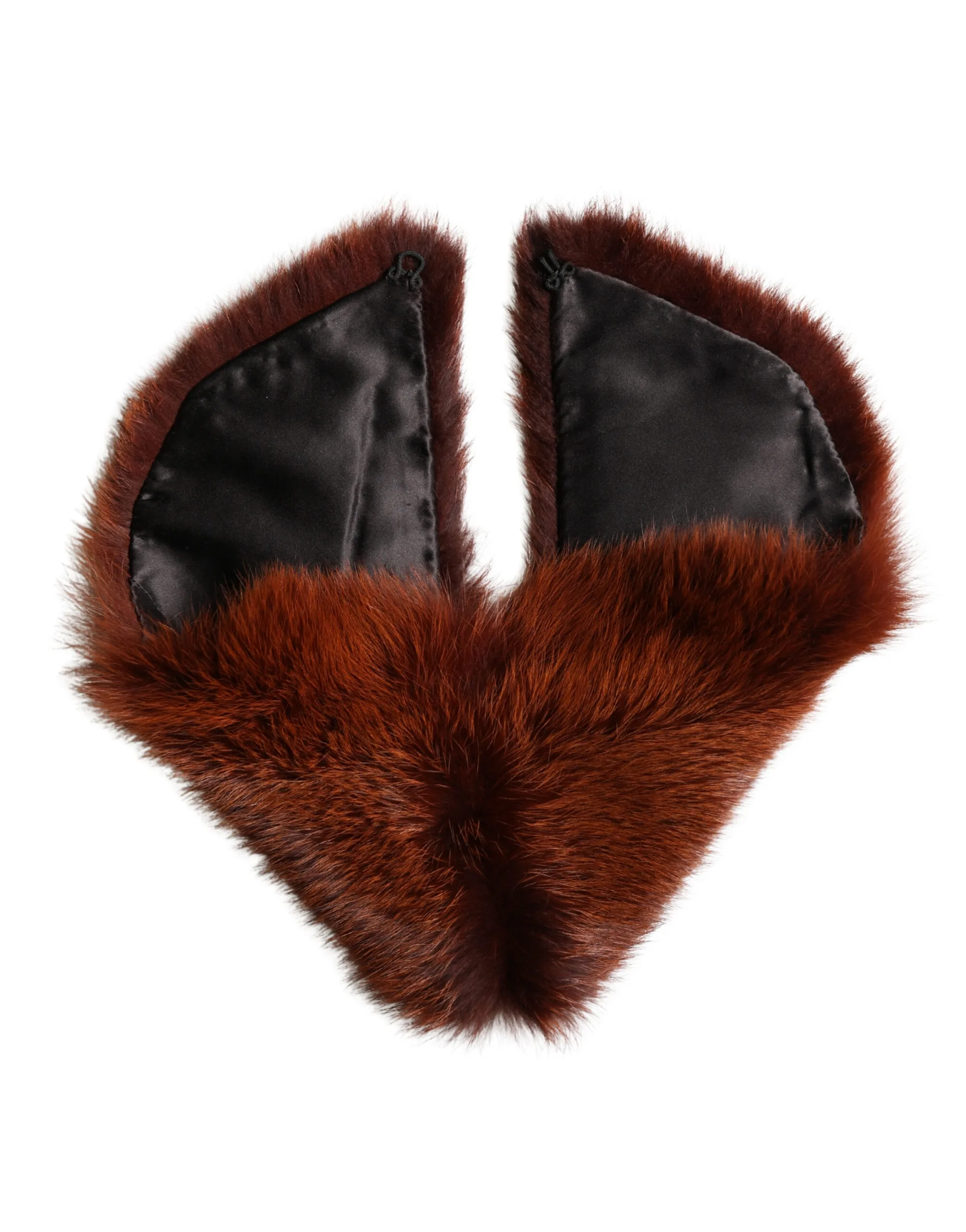 Brown Mink Fur Collar Women Neck Wrap 60cm x 14cm Scarf - Image 4