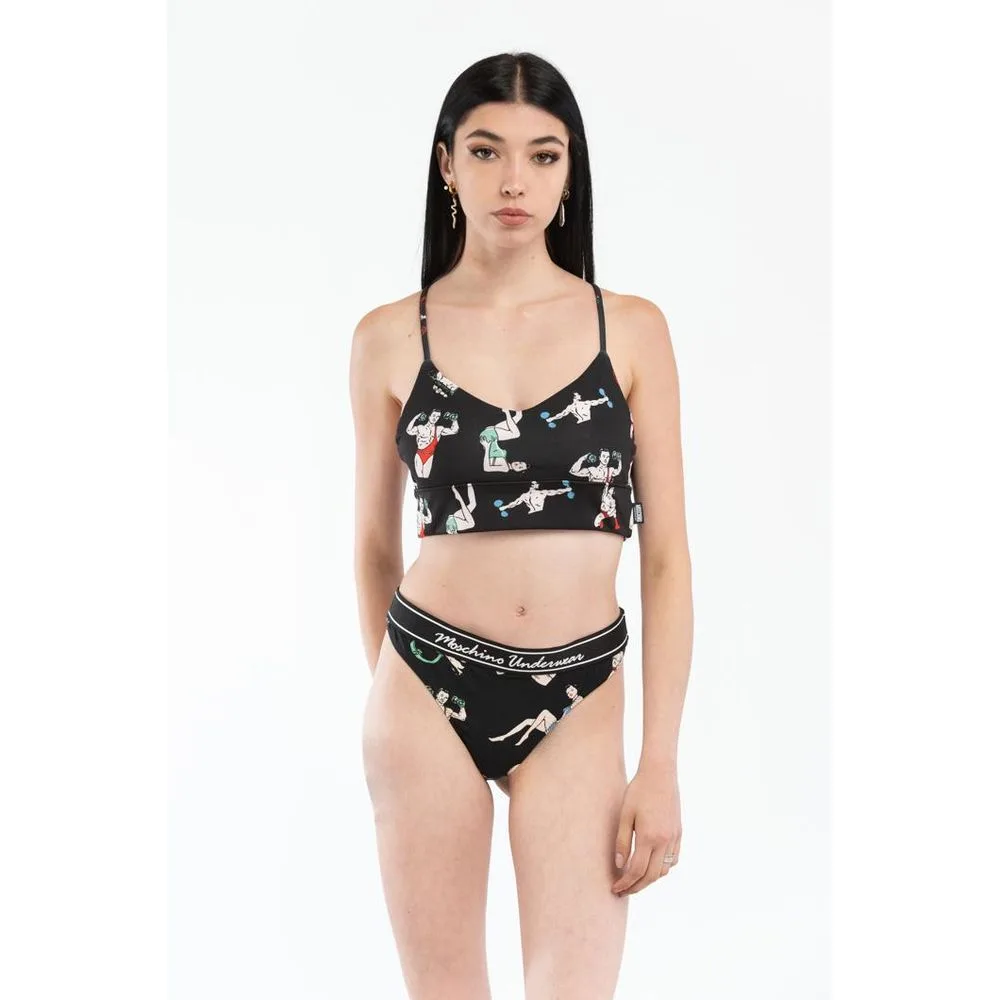 Black Polyester Tank Tops