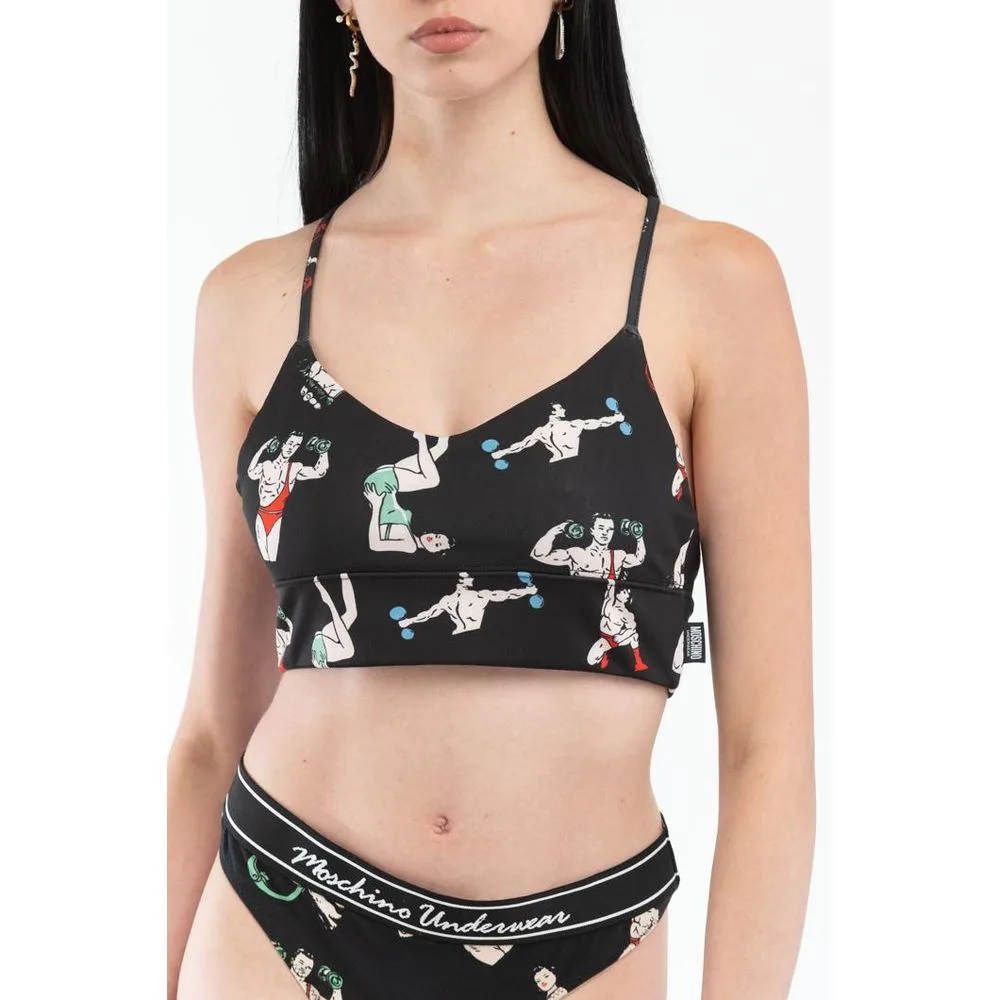 Black Polyester Tank Tops - Image 2
