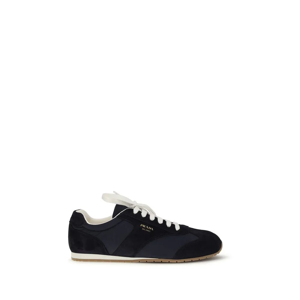 Blue Calf Leather Bos Taurus Athletic Sneakers