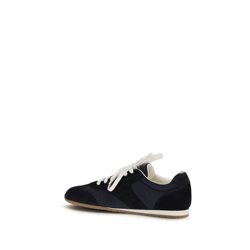 Blue Calf Leather Bos Taurus Athletic Sneakers - Image 3