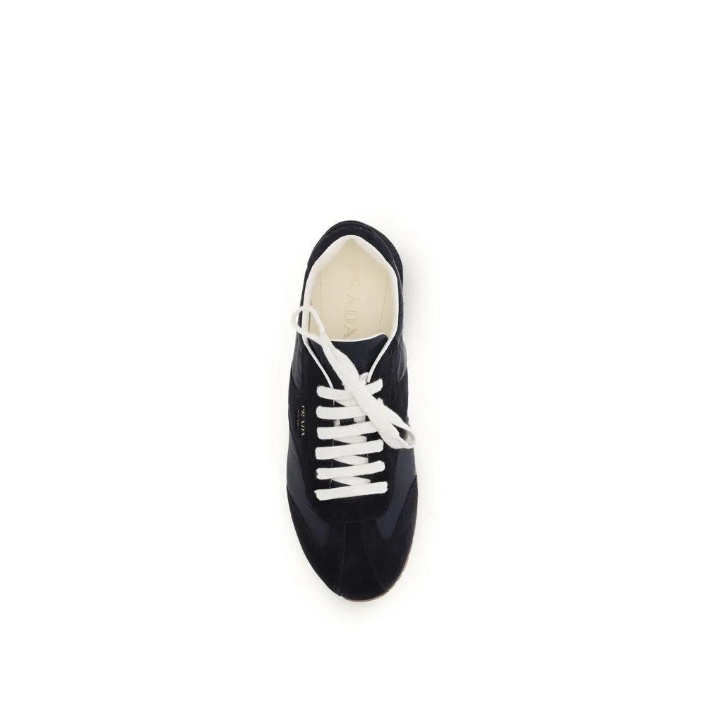 Blue Calf Leather Bos Taurus Athletic Sneakers - Image 4