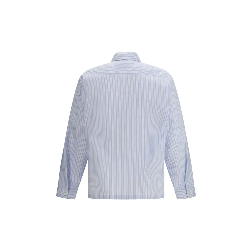 Blue Polyamide Pattern Shirt - Image 2