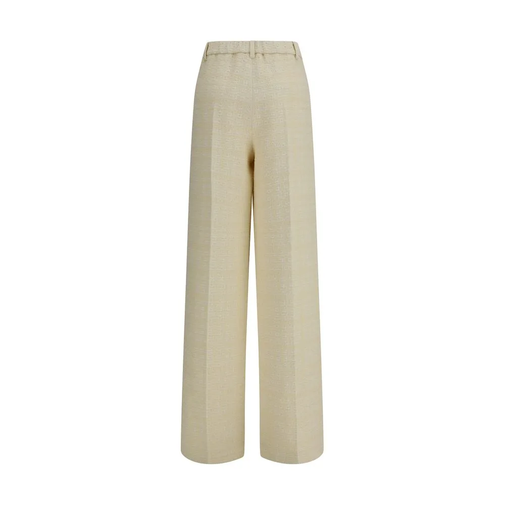 Beige Cotton Dress Pants - Image 2