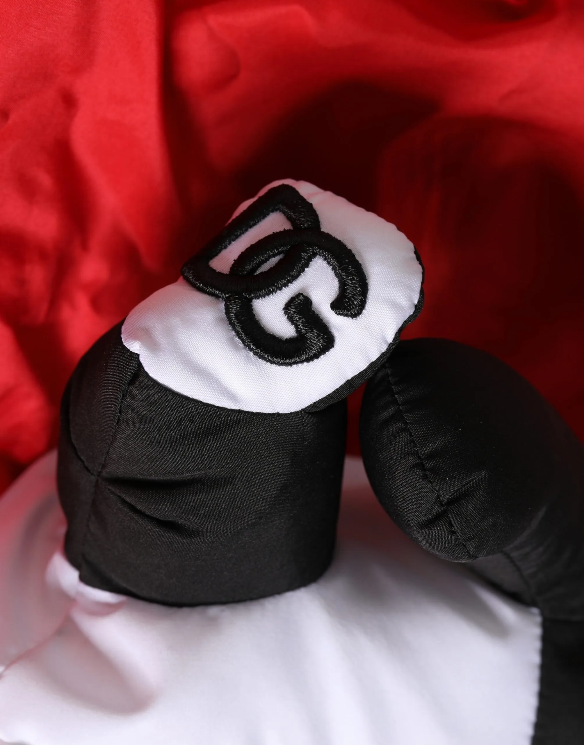 Men Red Polyester Panda Stuffed Ecobag Tote Bag - Image 2