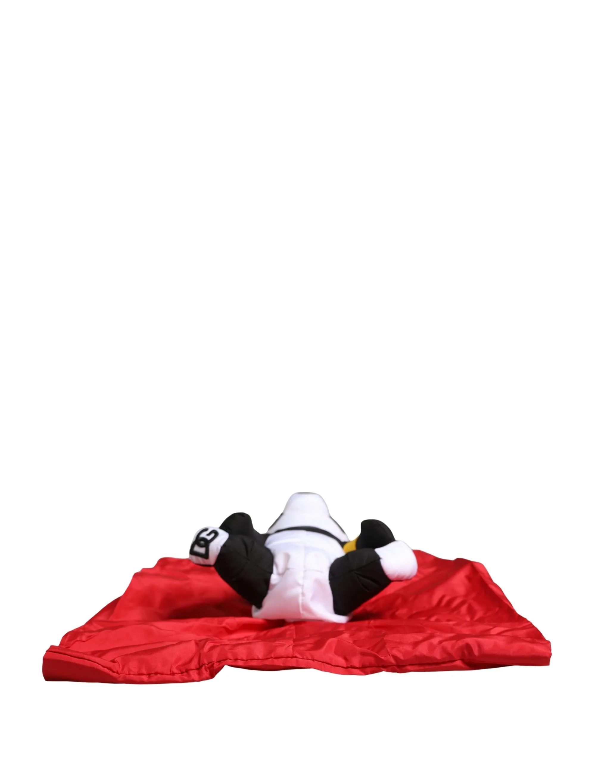 Men Red Polyester Panda Stuffed Ecobag Tote Bag - Image 3