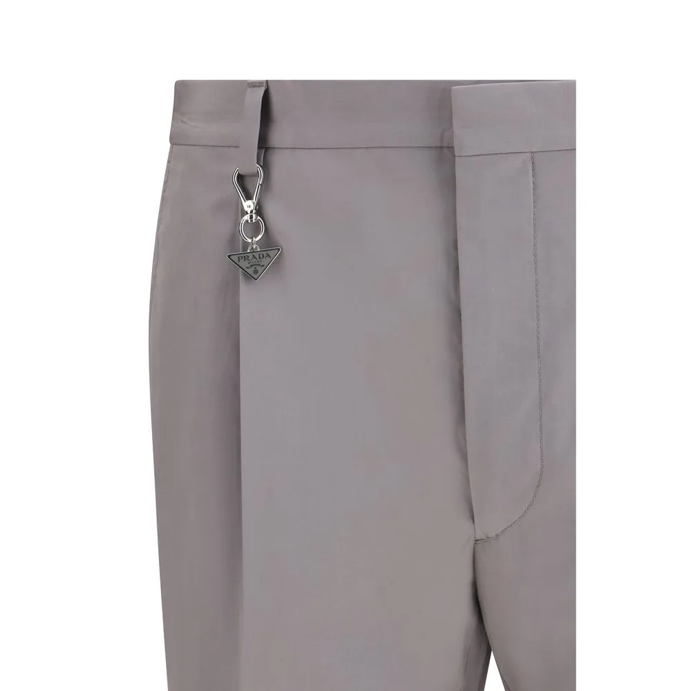 Gray Cotton Dress Pants - Image 3
