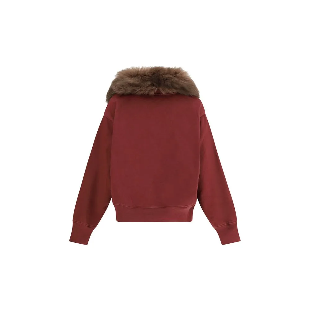 Bordeaux Cotton Sweatshirt - Image 2