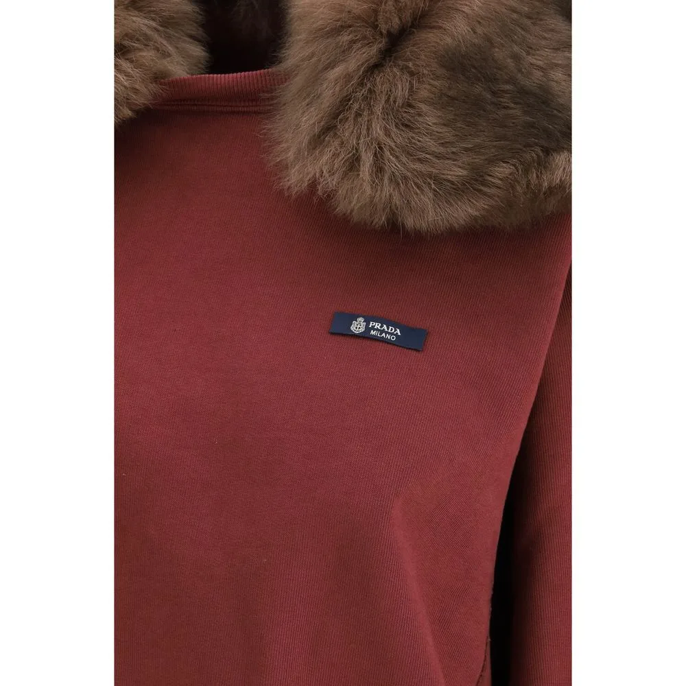 Bordeaux Cotton Sweatshirt - Image 3
