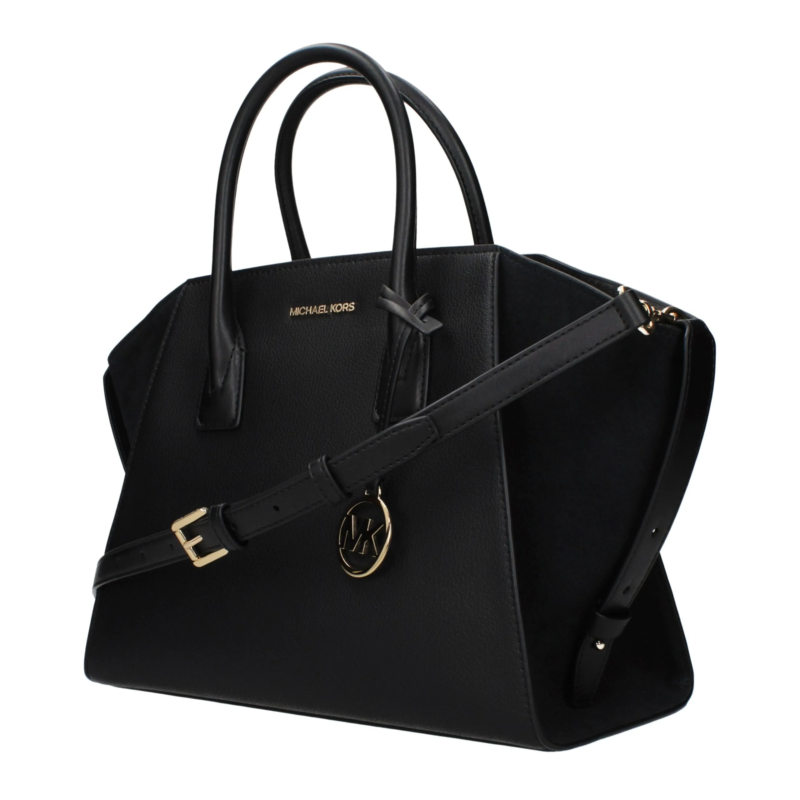 Black Leather Handbag - Image 2