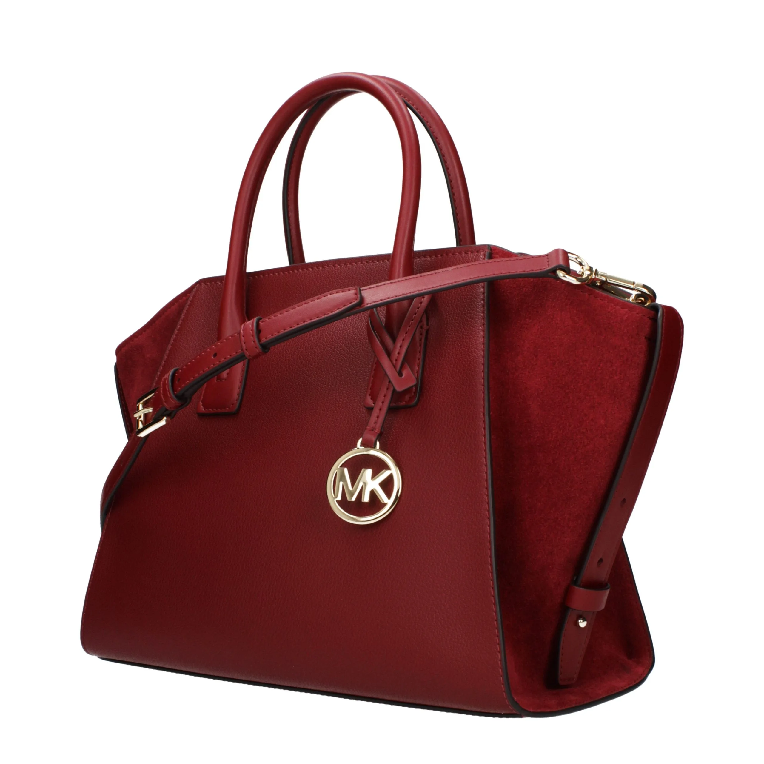 Red Leather Handbag - Image 2