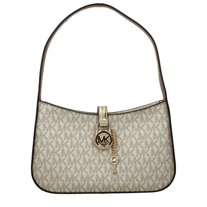 Gold Fabric Handbag