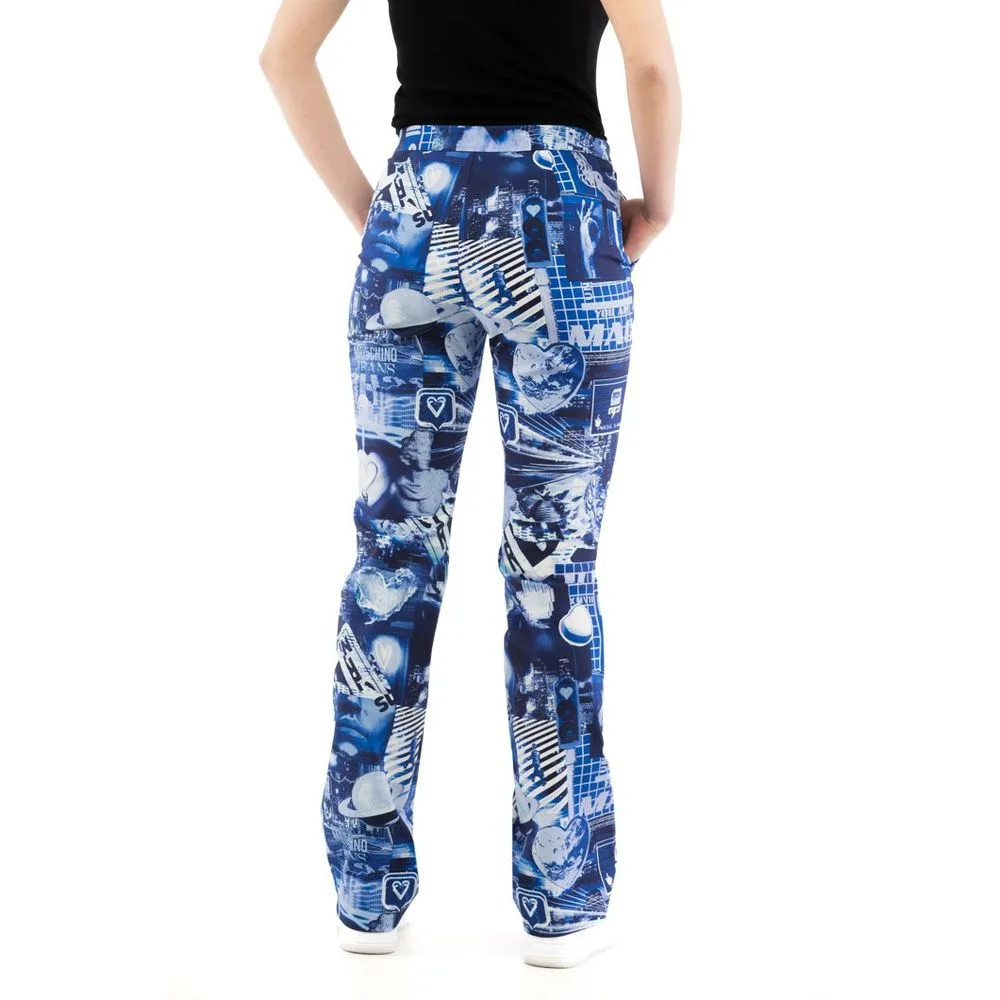 Multicolor Cotton Casual Pants - Image 3