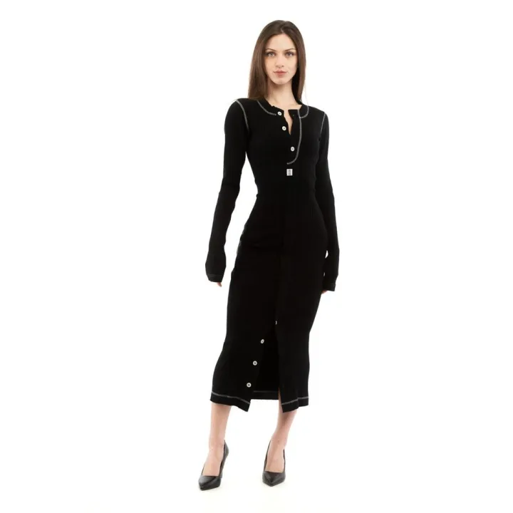 Multicolor Cotton Casual Dress