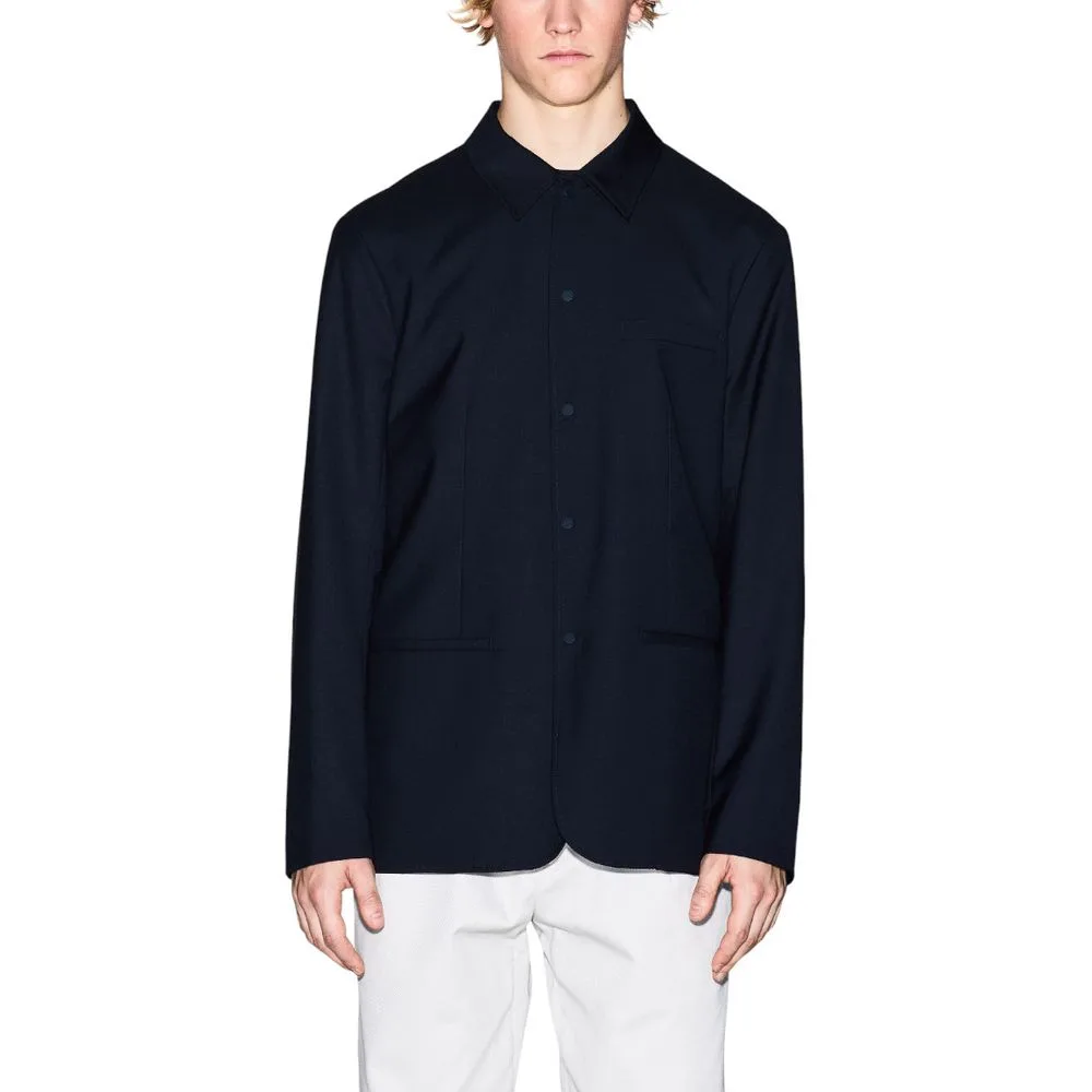 Black Polyester Blazer