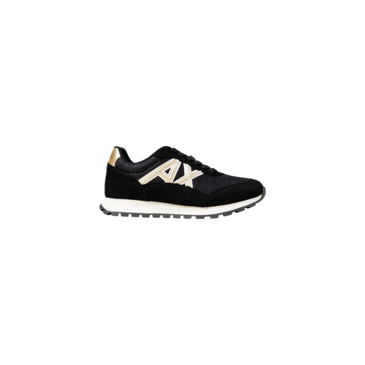 Bicolor Polyester Athletic Sneakers