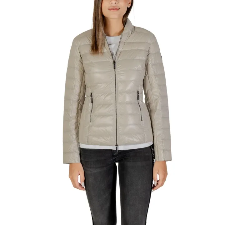 Beige Polyamide Coat