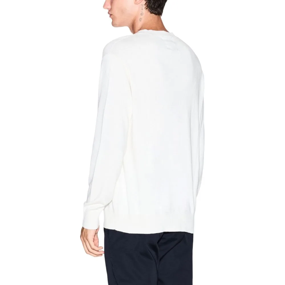 Cream Viscose Sweatshirt - Image 2