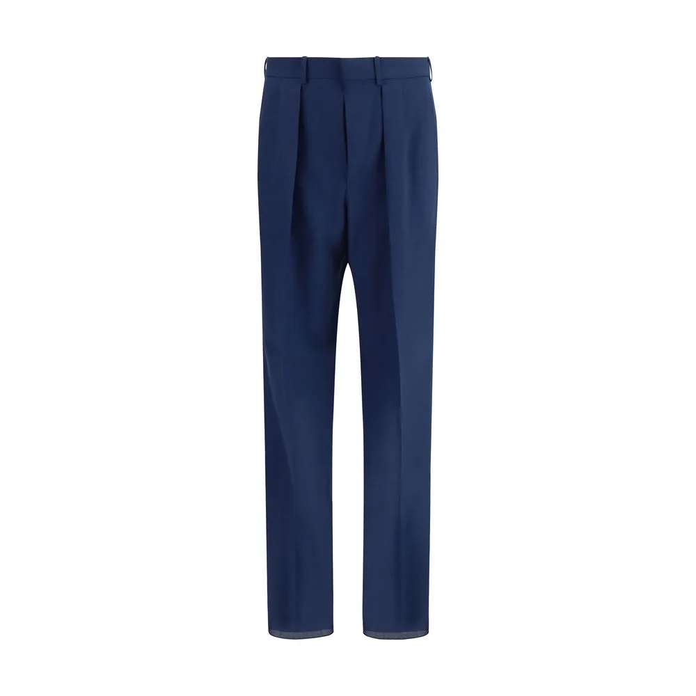 Bicolor Wool Oves Aries Dress Pants